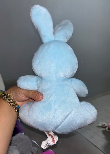 Diğer Pastel Mavi Peluş Tavşan Oyuncak