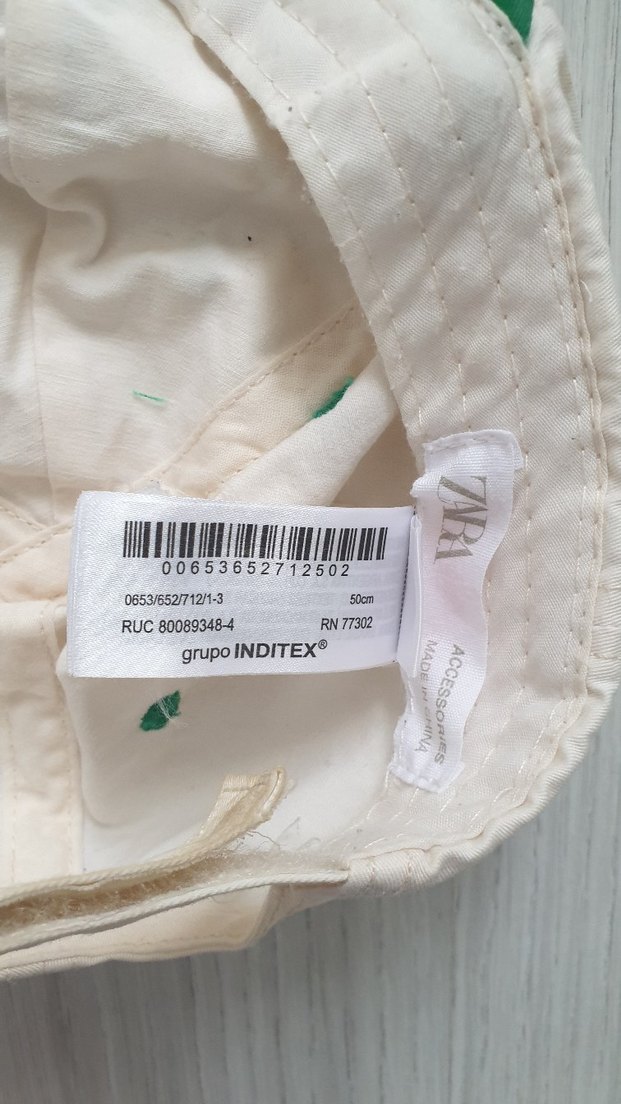 Zara kız çocuk şapka 1-3 yaş 50cm - Görsel 4