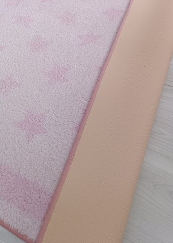İKEA Pembe Pastel Yıldız Desenli Modern Halı - Görsel 5