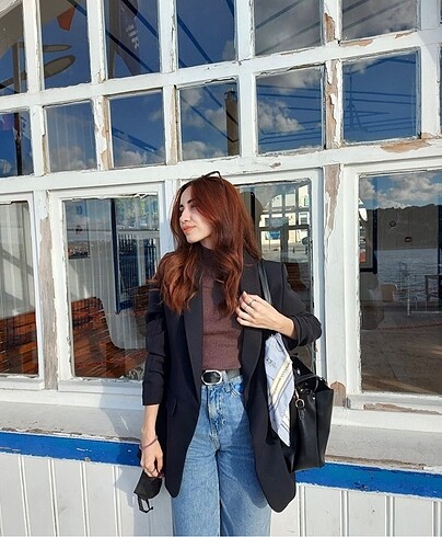 Siyah Blazer Ceket