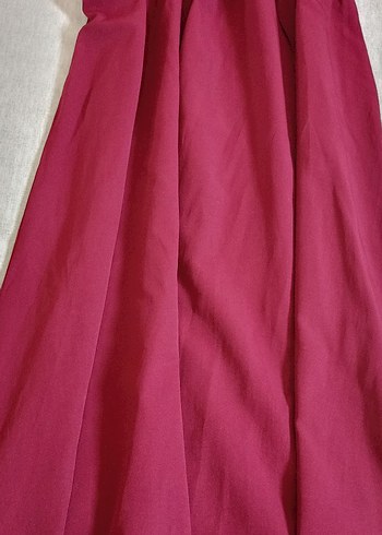 Bordo Midi Kadın Elbise - Görsel 6