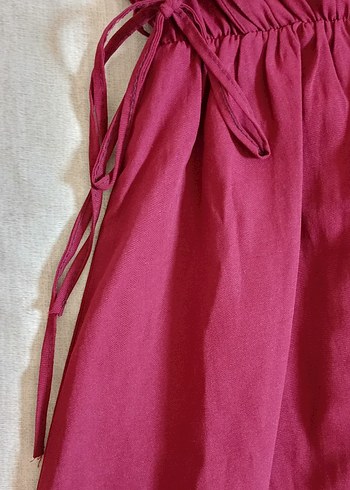 Bordo Midi Kadın Elbise - Görsel 5