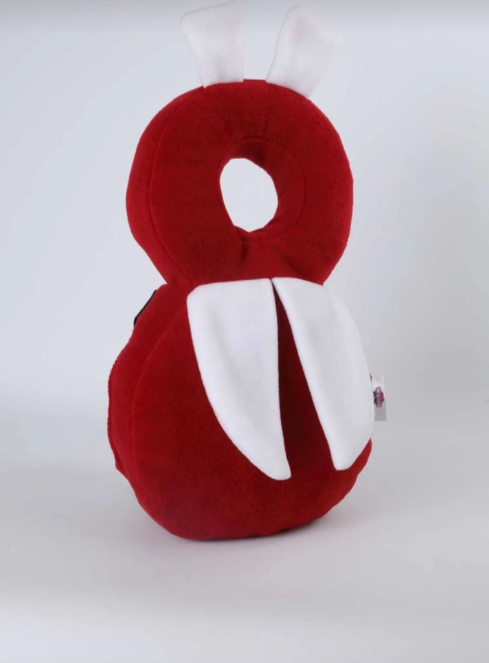 Çocuklar İçin Kırmızı Yumuşak Peluş Yastık - Görsel 4
