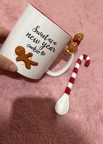 Tatlı Yeni Yıl Kurabiyesi Temalı Kupa