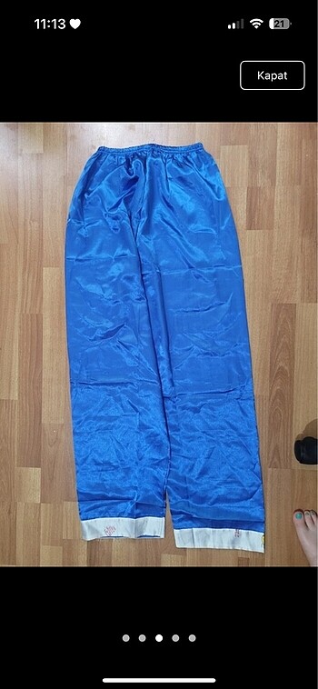 xl Beden Saten pijama takımı