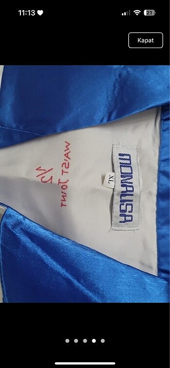 xl Beden beyaz Renk Saten pijama takımı