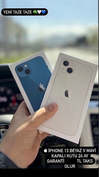 İphone 13 sıfır kapalı kutu