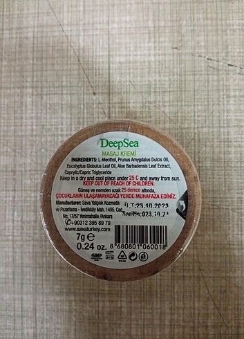 DEEPSEA MASAJ KREMİ - Görsel 3