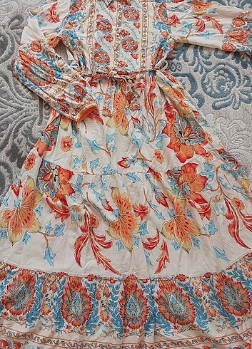 m Beden çeşitli Renk Mihriban Butik Günlük Yazlık Tesettür Elbise Viskon