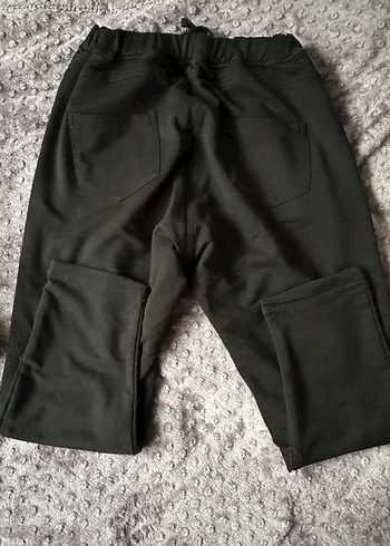 Siyah Rahat Kesim Kadın Kumaş Pantolon - Görsel 2