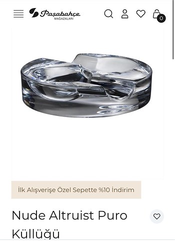 Paşabahçe Altruist Puro Küllüğü