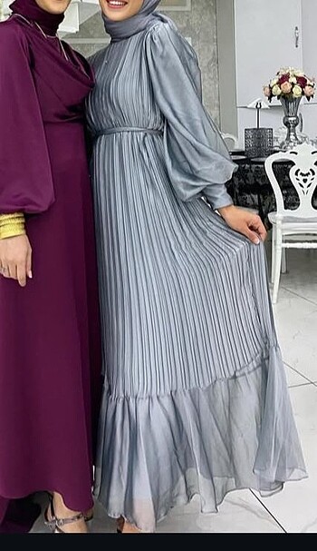 Diğer Gri elbise