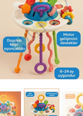 Beden Renkli Eğitim Oyuncağı Çok Fonksiyonlu