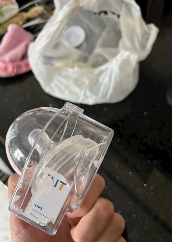 Şeffaf Bebek Biberon Emziği - Görsel 3