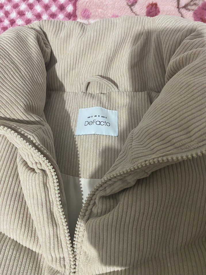 Gri  Kadın mont - Görsel 5