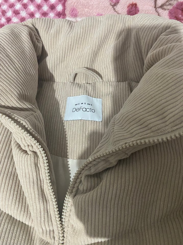 Gri  Kadın mont - Görsel 4