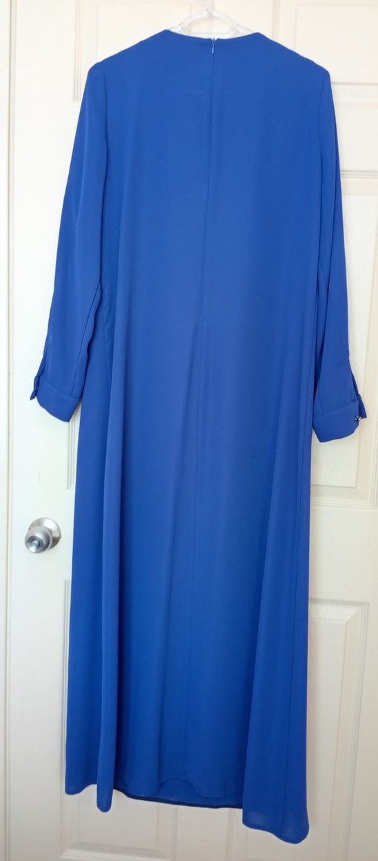 Zincir Detaylı Mavi Kadın Abitw - Görsel 2