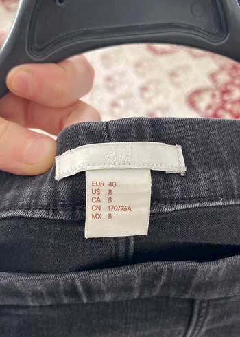 Siyah Elastik Kadın Skinny Denim Pantolon - Görsel 4