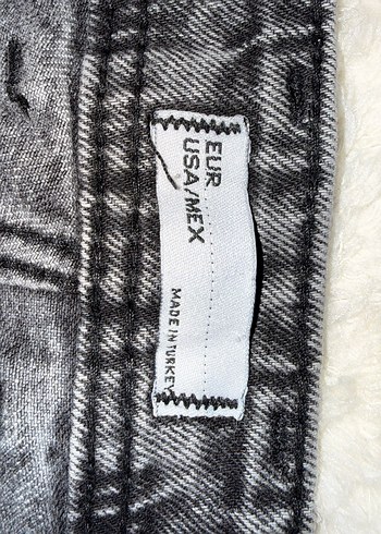 Gri Bol Kesim Midi Kot erkek Pantolon - Görsel 3