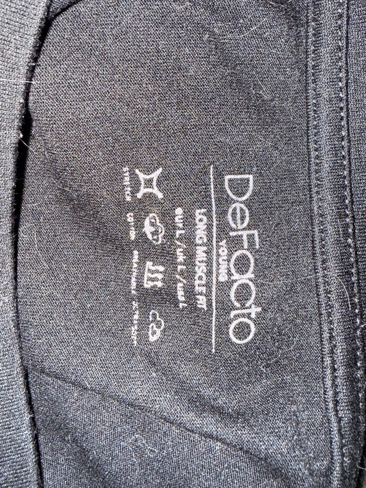 Gri Bol Kesim Midi Kot erkek Pantolon - Görsel 2