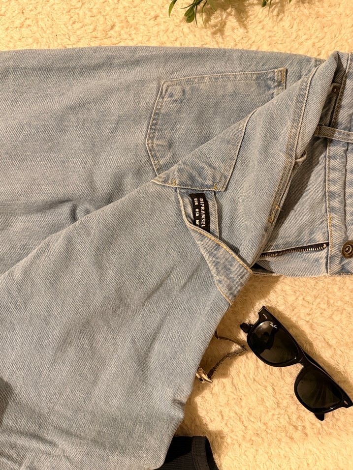 Gri Loose Fit erkek Kot Pantolon - Görsel 2