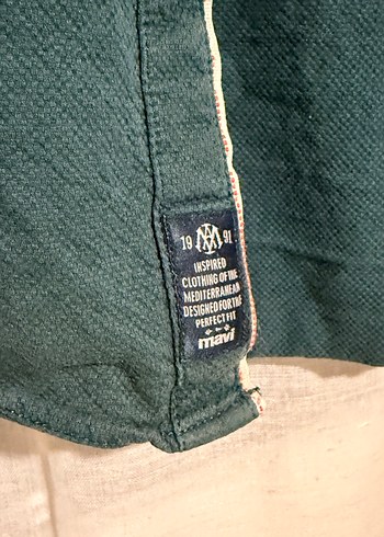 Haki Erkek Gömlek (Mavi) - Görsel 2