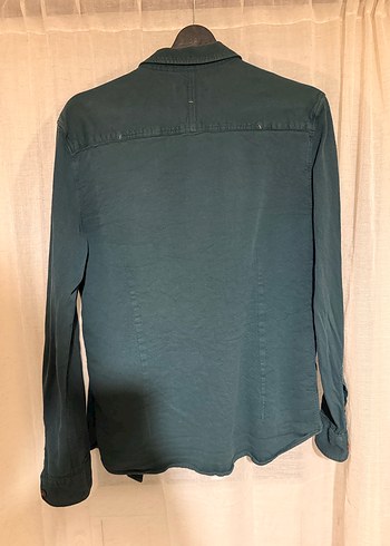 Haki Erkek Gömlek (Mavi) - Görsel 3