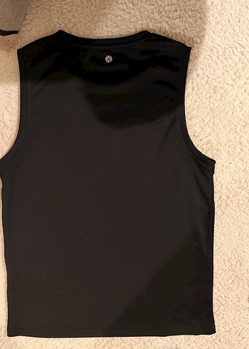 Gri Rahat Kesim Erkek Eşofman Altı ve sıfır kol spor tişört - Görsel 3