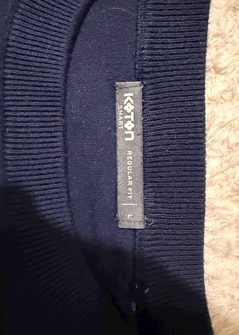 Lacivert Kısa Kollu Yün erkek triko - Görsel 2