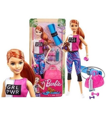 Barbie Wellness Barbie'nin Spa Günü Bebeği Turuncu Saçlı