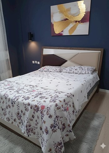 Beyaz Çiçek Desenli pike - Görsel 2