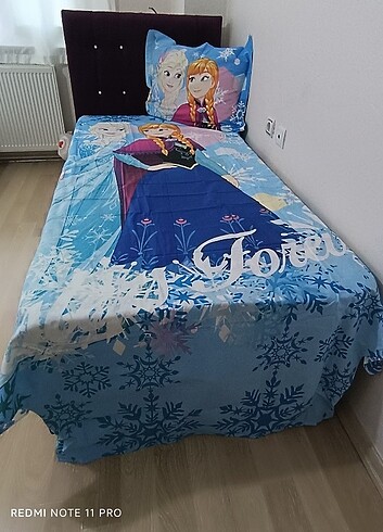 Taç tek kişilik frozen nevresim seti