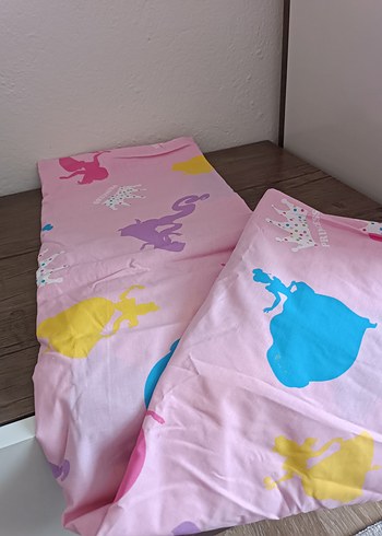 Pembe Pastel Desenli Çocuk çarşafı