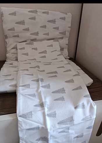 Gri Baskılı nevresim seti - Görsel 2