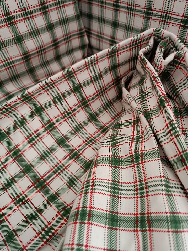 Koyu Yeşil Kareli modern desen nevresim seti - Görsel 3