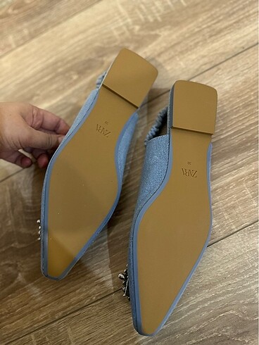 38 Beden mavi Renk #zara #babet