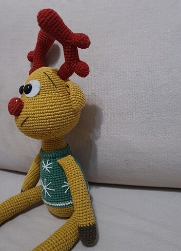 Amigurimi Geyik  43cm boyundadır - Görsel 2