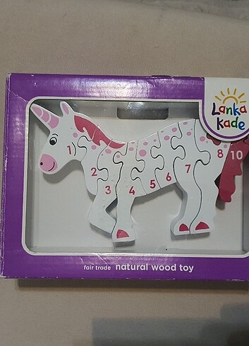 Lanka Kade Ahşap Puzzle Unicorn - Görsel 2