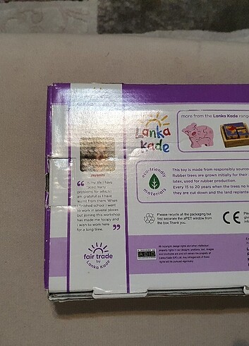 Lanka Kade Ahşap Puzzle Unicorn - Görsel 3