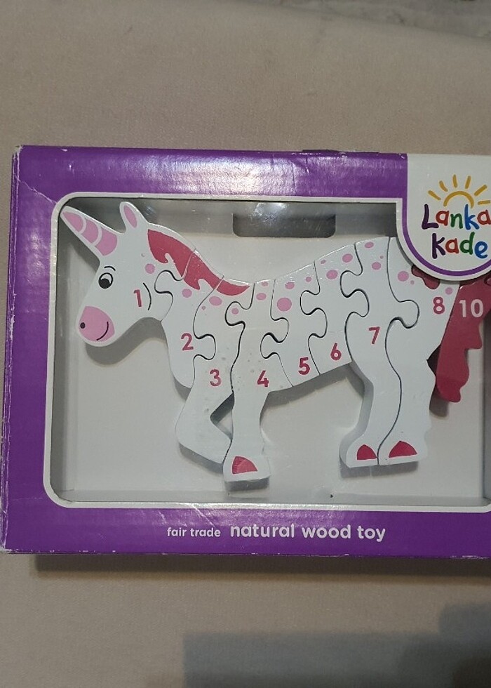 Lanka Kade Ahşap Puzzle Unicorn - Görsel 2