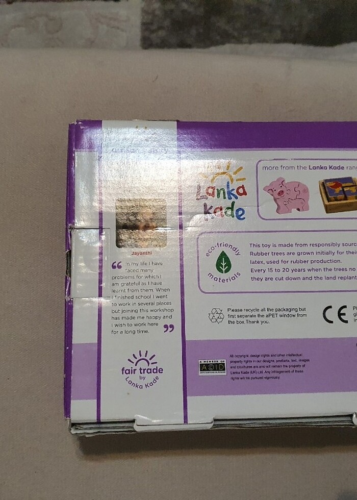 Lanka Kade Ahşap Puzzle Unicorn - Görsel 3