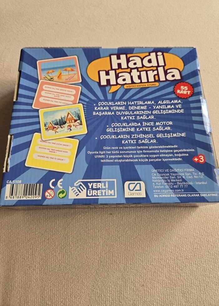 Hadi Hatırla Eğitici Hafıza Oyunu - Görsel 2