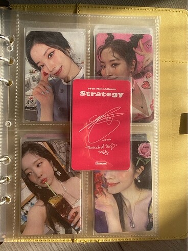  tzuyu strategy photocard