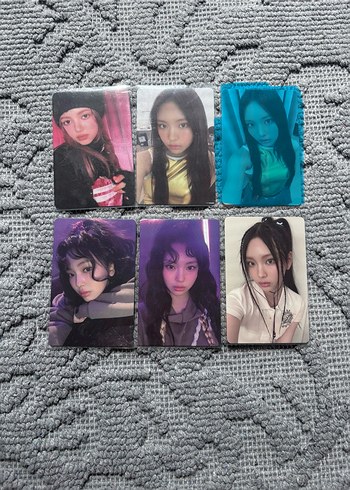 newjeans hyein ve danielle photocard