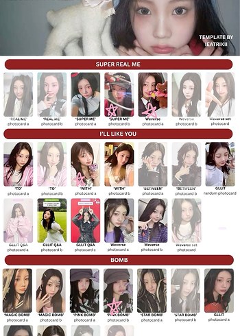 Wonhee illit orijinal photocard
