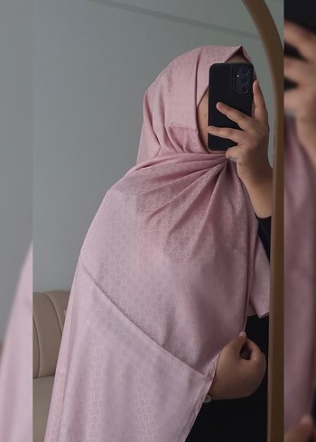 Diğer Pudra Pembe Desenli Sal Rahat Ve Sik