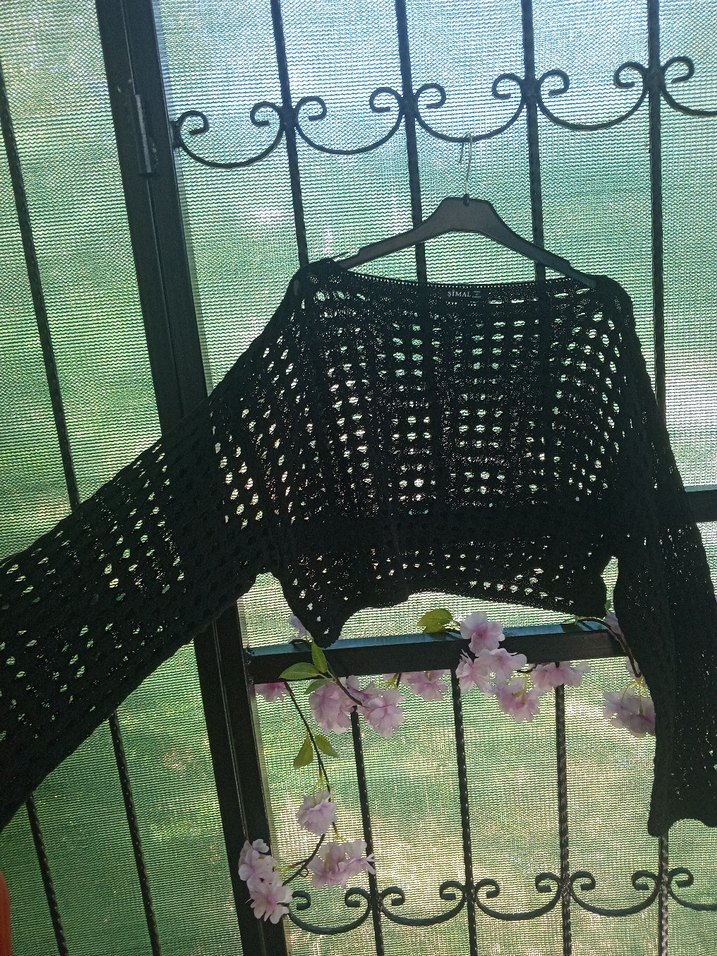 Siyah Örgü Boğazlı Kadın Kazak - Görsel 2