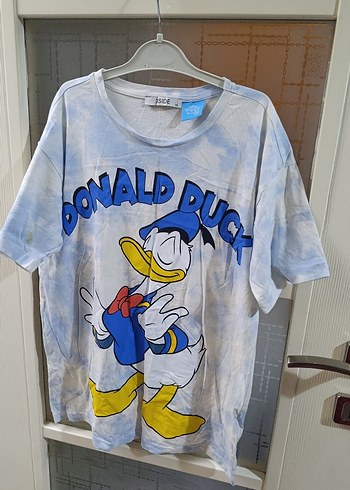 Diğer Donald Duck Baskili Oversize Tisort