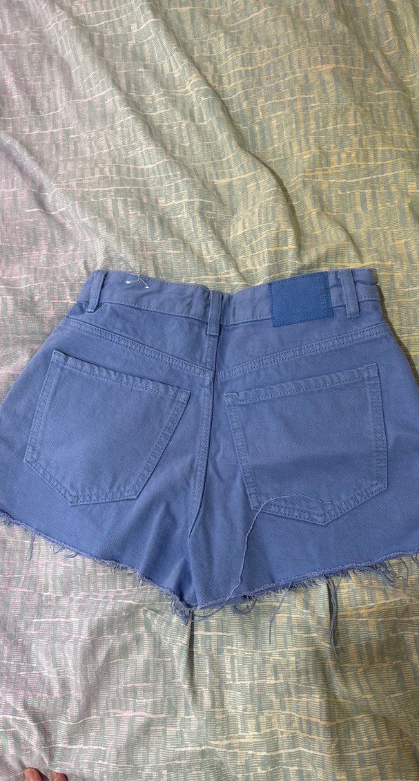 Mavi Kadın Mini Denim Şort - Görsel 2