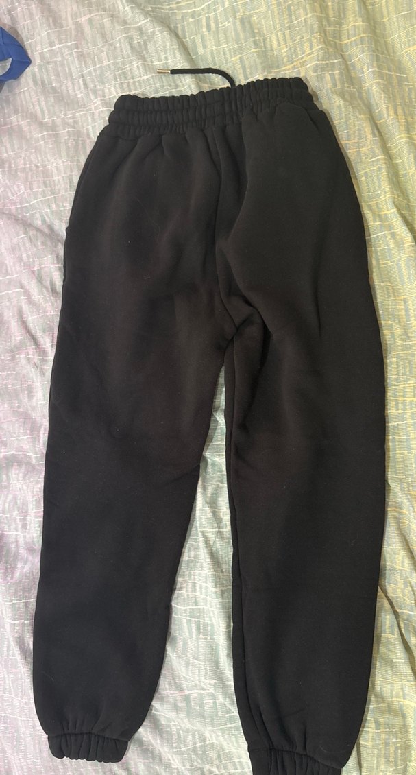 Siyah Kadın Rahat Kesim Eşofman Altı - Görsel 2